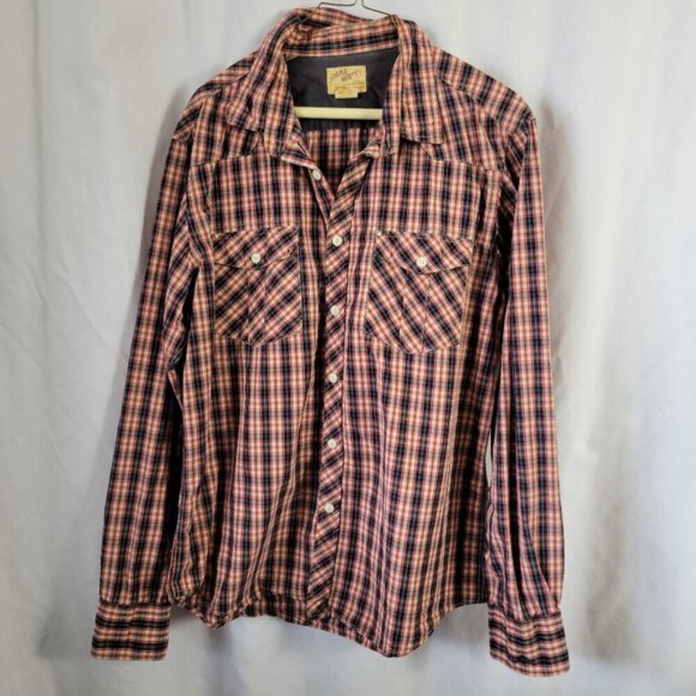 J.A.C.H.S. Shirt Cowboycore Western Y2k XXL Americana Rugged Plaid Casual Retro